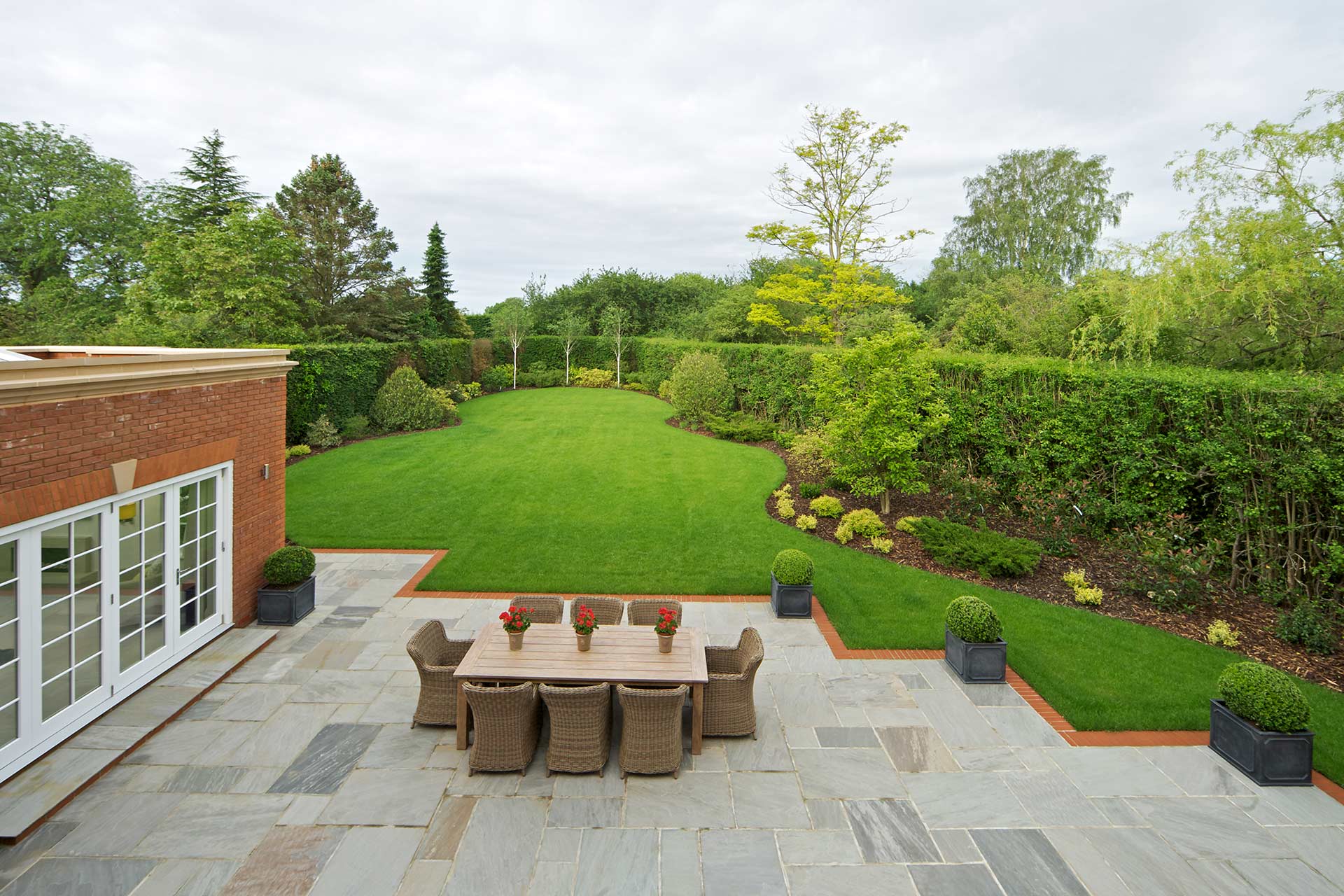 Patio and Landscaped Garden Reading